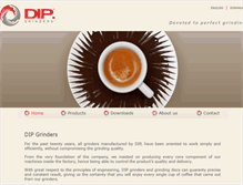 Tablet Screenshot of dipgrinders.com